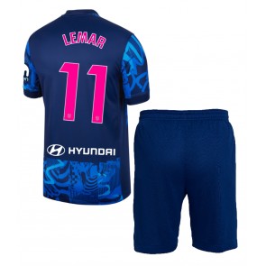 Atletico Madrid Thomas Lemar #11 Dětské Alternativní dres komplet 2024-25 Krátký Rukáv (+ trenýrky)